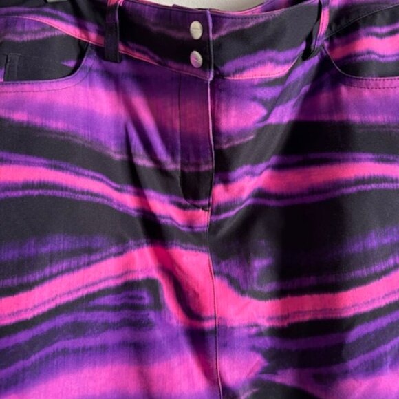 Slazenger Golf Marble Print Skort Purple Power size 6 - Picture 3 of 5